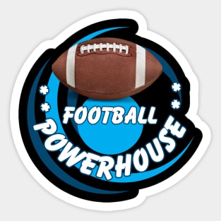 Football Powerhouse school Fall sports Sticker